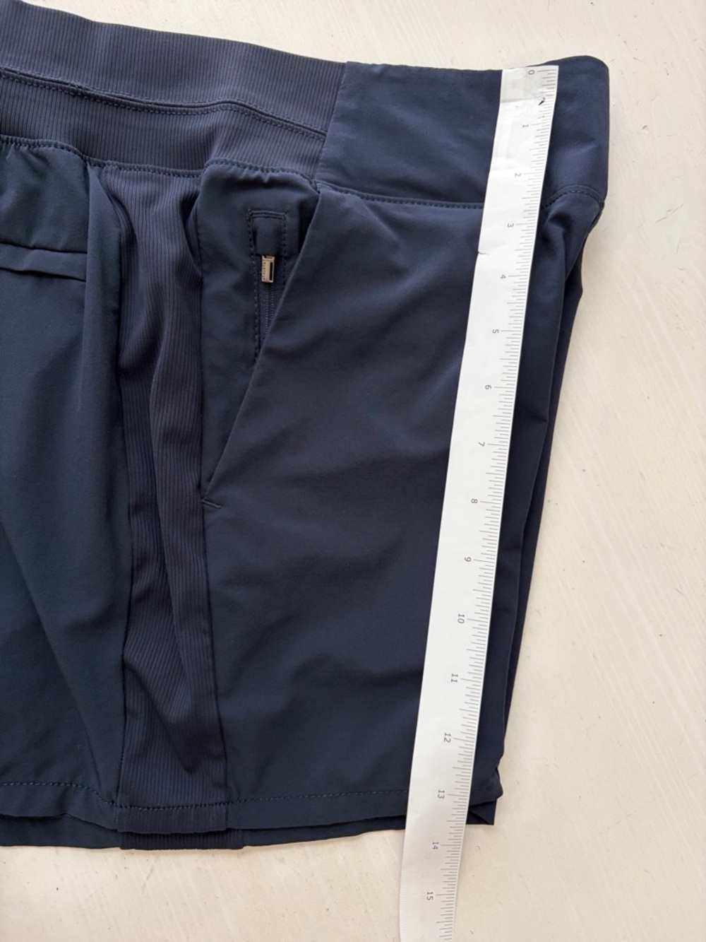 Athleta Navy Brooklyn Mid-Rise Athletic Shorts - Picture 12 of 15
